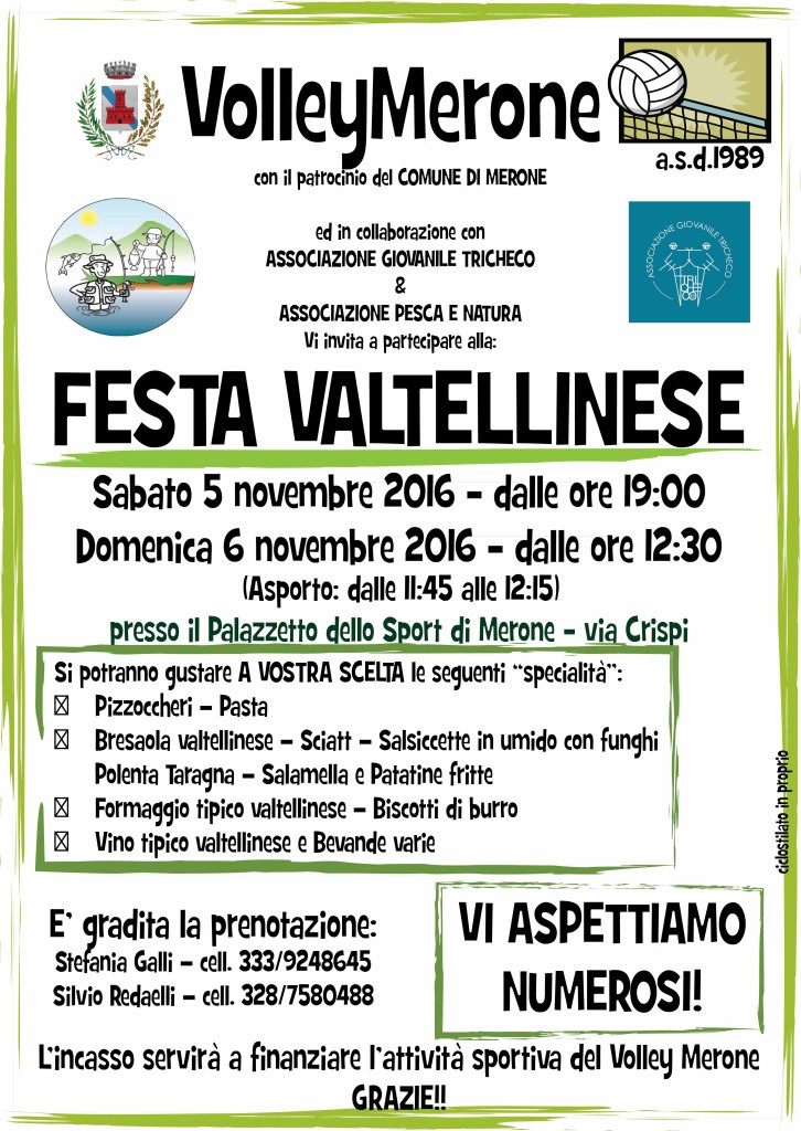 SAPORI DI MONTAGNA: 10° anno della Festa Valtellinese